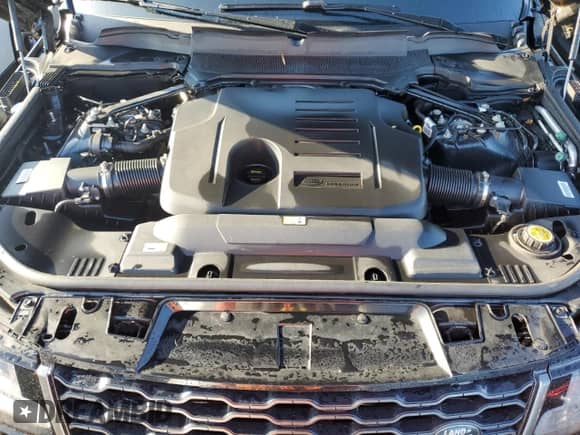 2021 Land Rover Range Rover Sport HSE Silver Edition with VIN SALWR2SU7MA749687, listed as a Copart auction lot 73748404 with Not provided miles and Non repairable. Bid and sale history available at DreamBid. Image 12.