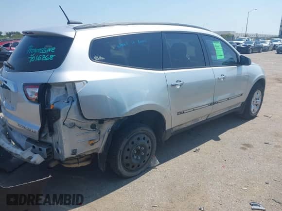 2016 Chevrolet Traverse LS с VIN 1GNKRFED4GJ242850, выставлен на аукционе IAAI как лот 43186729 с пробегом 160 812 миль миль и . История ставок и продаж доступна на DreamBid. Изображение 4.