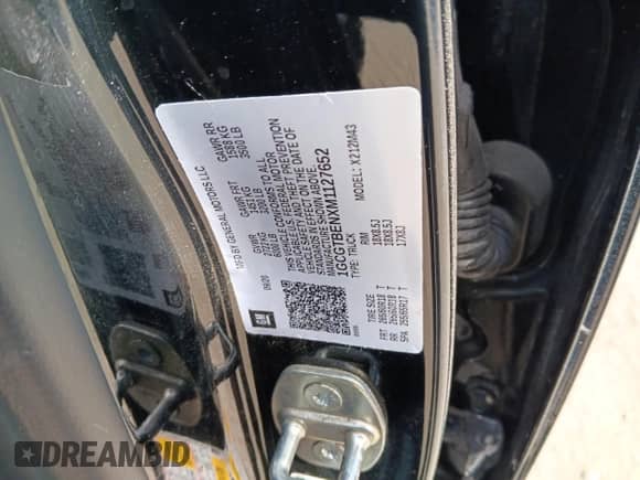 2021 Chevrolet Colorado 4WD Work Truck z VIN 1GCGTBENXM1127652, wystawiony jako Copart lot #68319845 z przebiegiem 89 468 mil mil oraz Czysty tytuł • Clean title. Historia ofert i sprzedaży dostępna na DreamBid. Obrazek 12.