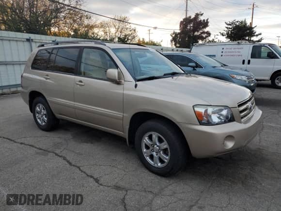 2006 Toyota Highlander w/3rd Row with VIN JTEEP21A160145489, listed as a Copart auction lot 82652945 with 101,566 mi miles and Salvage title. Bid and sale history available at DreamBid. Image 4.