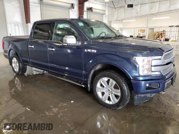 2019 Ford F-150 XL with VIN 1FTFW1E45KFB28809, listed as a Copart auction lot 80252765 with 103,247 mi miles and Salvage title. Bid and sale history available at DreamBid. Image 4.