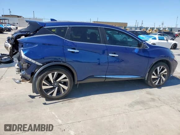 2022 Nissan Murano SL с VIN 5N1AZ2CJ2NC111564, выставлен на аукционе Copart как лот 49840925 с пробегом 49 201 миль миль и Списание • Salvage title. История ставок и продаж доступна на DreamBid. Изображение 3.