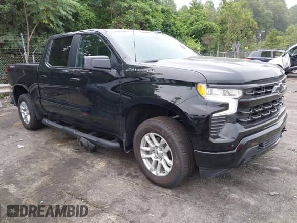 2024 Chevrolet Silverado 1500 RST z VIN 3GCUDEED3RG353131, wystawiony jako IAAI lot #42671409 z przebiegiem 4 104 mil mil oraz . Historia ofert i sprzedaży dostępna na DreamBid. Obrazek 1.
