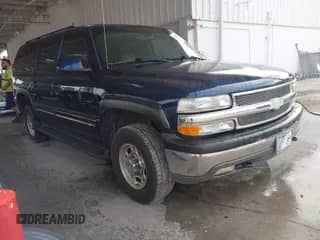 2001 Chevrolet Suburban LT z VIN 3GNGC26U81G190081, wystawiony jako IAAI lot #42645133 z przebiegiem 202 269 mil mil oraz . Historia ofert i sprzedaży dostępna na DreamBid. Obrazek 1.