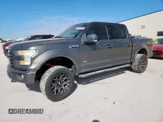 2016 Ford F-150 XLT with VIN 1FTEW1EG9GKF44012, listed as a Copart auction lot 82180355 with 222,126 mi miles and Salvage title. Bid and sale history available at DreamBid. Image 1.