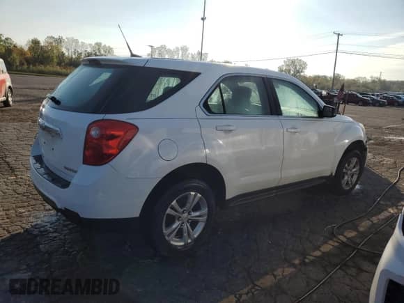 2012 Chevrolet Equinox LS with VIN 2GNALBEK4C1143177, listed as a Copart auction lot 80272105 with 134,177 mi miles and Clean title. Bid and sale history available at DreamBid. Image 3.