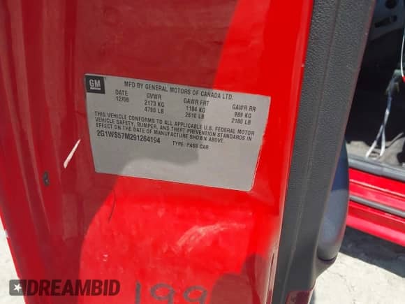 2009 Chevrolet Impala Police Police z VIN 2G1WS57M291264194, wystawiony jako IAAI lot #42270657 z przebiegiem 215 351 mil mil oraz . Historia ofert i sprzedaży dostępna na DreamBid. Obrazek 9.