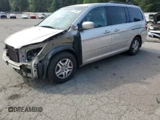 2007 Honda Odyssey EX-L с VIN 5FNRL38797B431322, выставлен на аукционе Copart как лот 71249985 с пробегом 183 460 миль миль и Списание • Salvage title. История ставок и продаж доступна на DreamBid. Изображение 1.