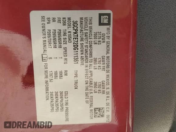 2013 Chevrolet Silverado 1500 LTZ z VIN 3GCPKTE72DG111361, wystawiony jako Copart lot #63192435 z przebiegiem 114 872 mil mil oraz Szkoda całkowita • Salvage title. Historia ofert i sprzedaży dostępna na DreamBid. Obrazek 12.