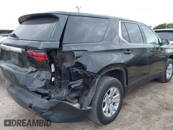 2022 Chevrolet Traverse LS with VIN 1GNERFKW6NJ161297, listed as a IAAI auction lot 42831488 with 131,687 mi miles and . Bid and sale history available at DreamBid. Image 4.