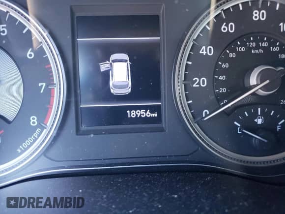 2020 Hyundai Santa Fe SE with VIN 5NMS2CAD3LH300481, listed as a Copart auction lot 66738032 with 18,956 mi miles and . Bid and sale history available at DreamBid. Image 8.