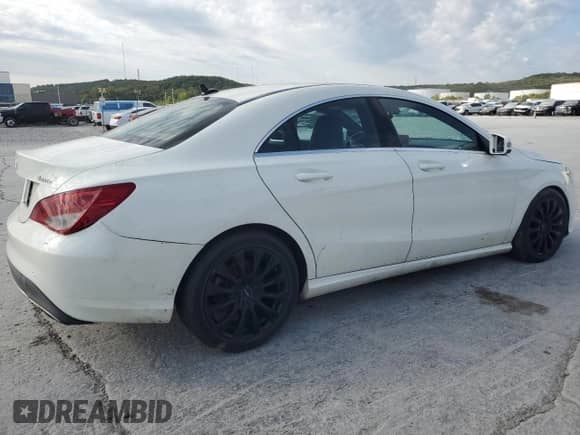 2017 Mercedes-Benz CLA 250 with VIN WDDSJ4GB9HN496232, listed as a Copart auction lot 85517035 with 125,546 mi miles and Clean title. Bid and sale history available at DreamBid. Image 3.