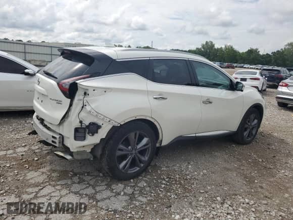 2020 Nissan Murano Platinum с VIN 5N1AZ2DS2LN170901, выставлен на аукционе Copart как лот 64549535 с пробегом 101 225 миль миль и Списание • Salvage title. История ставок и продаж доступна на DreamBid. Изображение 3.