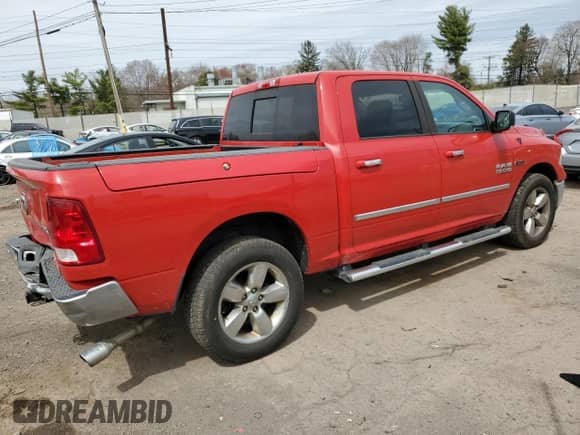 2016 Ram 1500 SLT with VIN 1C6RR7LM3GS178754, listed as a Copart auction lot 51489645 with 125,849 mi miles and Salvage title. Bid and sale history available at DreamBid. Image 3.