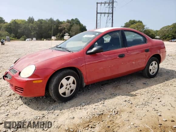2005 Dodge Neon SE with VIN 1B3ES26C05D249168, listed as a Copart auction lot 70505584 with 180,859 mi miles and Salvage title. Bid and sale history available at DreamBid. Image 1.