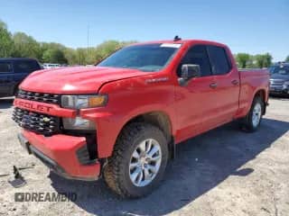 2020 Chevrolet Silverado 1500 Custom with VIN 1GCRYBEH6LZ328064, listed as a Copart auction lot 51287025 with 183,591 mi miles and Salvage title. Bid and sale history available at DreamBid. Image 1.