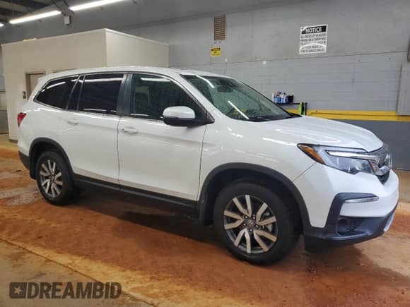 2022 Honda Pilot EX-L with VIN 5FNYF6H51NB033201, listed as a Copart auction lot 66617825 with 62,310 mi miles and Salvage title. Bid and sale history available at DreamBid. Image 4.