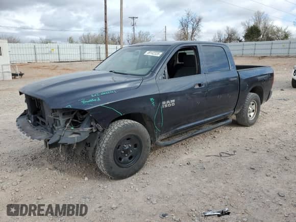 2013 Ram 1500 Tradesman with VIN 1C6RR6KPXDS629180, listed as a Copart auction lot 49142335 with 182,589 mi miles and Salvage title. Bid and sale history available at DreamBid. Image 1.