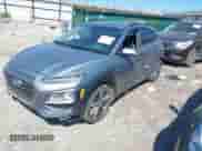 2021 Hyundai Kona Ultimate with VIN KM8K53A50MU670860, listed as a IAAI auction lot 42541341 with 37,110 mi miles and . Bid and sale history available at DreamBid. Image 2.