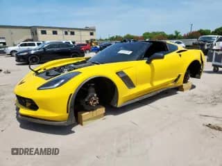 2016 Chevrolet Corvette Z06 3LZ with VIN 1G1YU2D62G5700321, listed as a Copart auction lot 65383395 with 52,481 mi miles and Clean title. Bid and sale history available at DreamBid. Image 1.