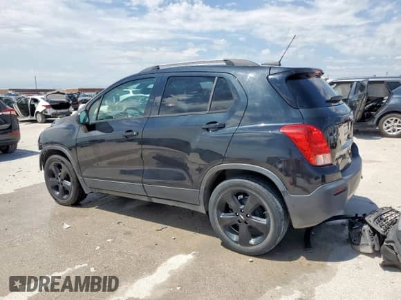2016 Chevrolet Trax LTZ with VIN KL7CJMSB2GB725661, listed as a Copart auction lot 66304955 with 112,187 mi miles and Salvage title. Bid and sale history available at DreamBid. Image 2.