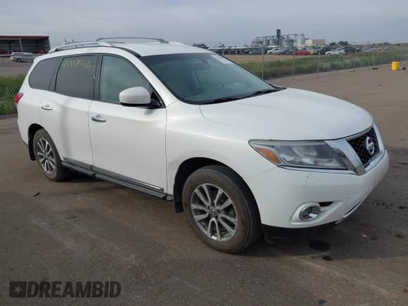 2014 Nissan Pathfinder SV с VIN 5N1AR2MM4EC601349, выставлен на аукционе IAAI как лот 43338462 с пробегом 167 876 миль миль и . История ставок и продаж доступна на DreamBid. Изображение 1.