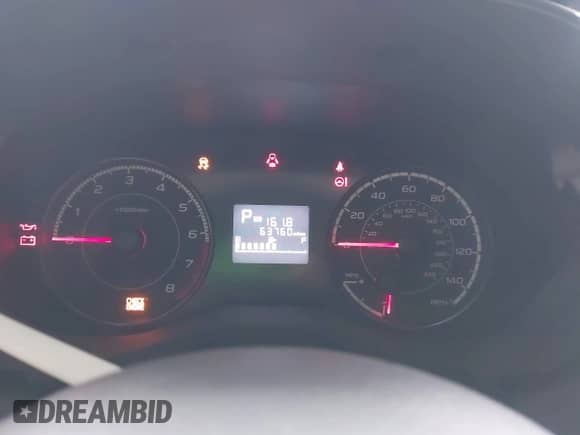 2019 Subaru Impreza with VIN 4S3GKAA67K3611677, listed as a IAAI auction lot 43447182 with 63,760 mi miles and . Bid and sale history available at DreamBid. Image 7.
