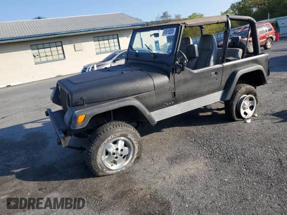 1995 Jeep Wrangler S with VIN 1J4FY19P1SP292836, listed as a Copart auction lot 81619205 with 191,997 mi miles and Clean title. Bid and sale history available at DreamBid. Image 1.