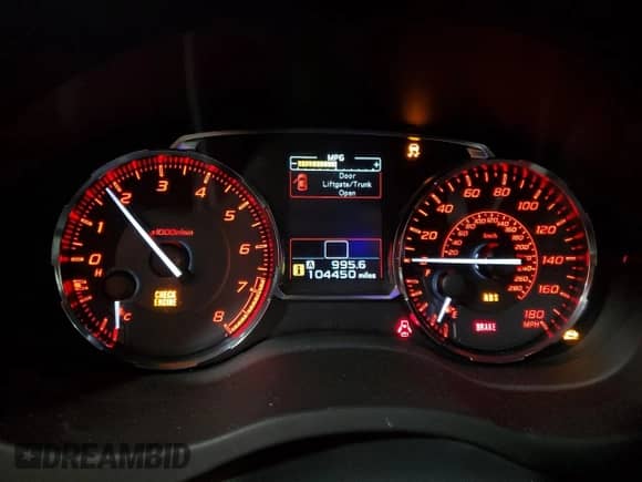 2017 Subaru WRX Limited with VIN JF1VA1L63H9802483, listed as a Copart auction lot 69357305 with 104,450 mi miles and Salvage title. Bid and sale history available at DreamBid. Image 9.