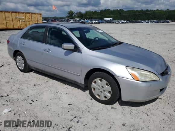 2003 Honda Accord LX с VIN 1HGCM56413A146576, выставлен на аукционе Copart как лот 68977595 с пробегом 65 868 миль миль и Списание • Salvage title. История ставок и продаж доступна на DreamBid. Изображение 4.