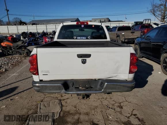 2007 Dodge 2500 SLT with VIN 3D7KR28C17G724512, listed as a Copart auction lot 85878264 with 112,049 mi miles and Non repairable. Bid and sale history available at DreamBid. Image 6.