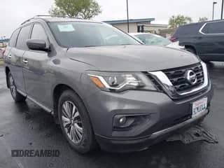 2018 Nissan Pathfinder S with VIN 5N1DR2MN2JC621860, listed as a IAAI auction lot 42192719 with 52,762 mi miles and . Bid and sale history available at DreamBid. Image 1.