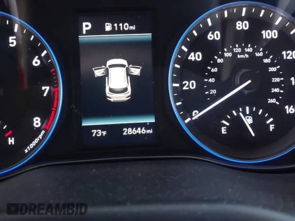 2021 Hyundai Kona Ultimate z VIN KM8K5CA55MU732043, wystawiony jako IAAI lot #42852459 z przebiegiem 28 646 mil mil oraz . Historia ofert i sprzedaży dostępna na DreamBid. Obrazek 15.