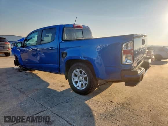 2022 Chevrolet Colorado 2WD LT с VIN 1GCGSCEA0N1300828, выставлен на аукционе Copart как лот 70696515 с пробегом 31 777 миль миль и Списание • Salvage title. История ставок и продаж доступна на DreamBid. Изображение 2.