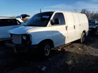 2006 Chevrolet Express Cargo с VIN 1GCEG15X261271318, выставлен на аукционе Copart как лот 85412194 с пробегом 112 245 миль миль и Списание • Salvage title. История ставок и продаж доступна на DreamBid. Изображение 1.