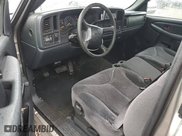 2001 GMC Sierra 1500 SL with VIN 1GTEC14W51Z238201, listed as a Copart auction lot 58315405 with 128,621 mi miles and Salvage title. Bid and sale history available at DreamBid. Image 8.
