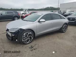 2025 Hyundai Ioniq 6 SEL с VIN KMHM34AA4SA098370, выставлен на аукционе Copart как лот 68018845 с пробегом 6 160 миль миль и Списание • Salvage title. История ставок и продаж доступна на DreamBid. Изображение 1.