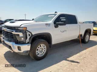 2025 Chevrolet Silverado 2500HD LT с VIN 1GC1KNEY0SF230762, выставлен на аукционе Copart как лот 68710535 с пробегом Не указан миль и Списание • Salvage title. История ставок и продаж доступна на DreamBid. Изображение 1.