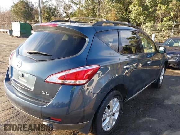 2013 Nissan Murano LE with VIN JN8AZ1MU0DW203622, listed as a IAAI auction lot 41535080 with 191,618 mi miles and . Bid and sale history available at DreamBid. Image 4.