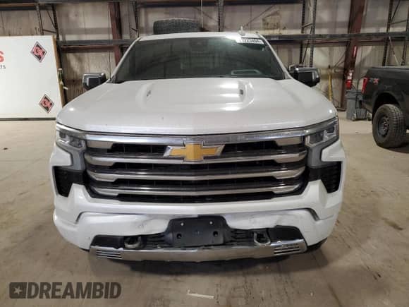 2023 Chevrolet Silverado 1500 High Country with VIN 1GCUDJEL9PZ164268, listed as a Copart auction lot 76899714 with 22,359 mi miles and Salvage title. Bid and sale history available at DreamBid. Image 5.