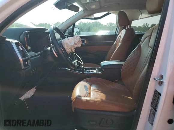 2021 Kia Sorento SX Prestige X-Line z VIN 5XYRKDLF7MG012140, wystawiony jako Copart lot #59305955 z przebiegiem 71 670 mil mil oraz Szkoda całkowita • Salvage title. Historia ofert i sprzedaży dostępna na DreamBid. Obrazek 7.