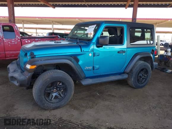 2020 Jeep Wrangler Sport S with VIN 1C4GJXAG1LW151849, listed as a IAAI auction lot 42513966 with 87,269 mi miles and . Bid and sale history available at DreamBid. Image 2.