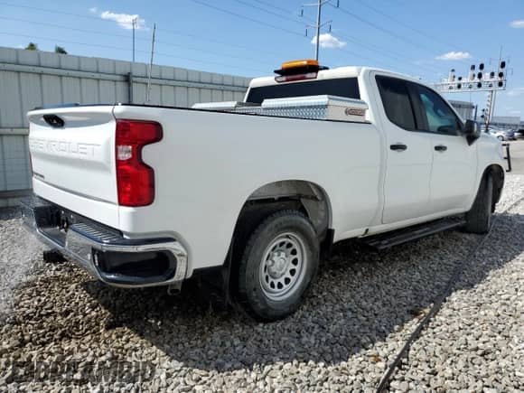 2024 Chevrolet Silverado 1500 Work Truck with VIN 1GCRAAED1RZ182046, listed as a Copart auction lot 68200605 with Not provided miles and Clean title. Bid and sale history available at DreamBid. Image 3.
