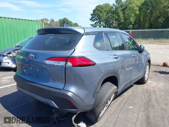 2024 Toyota Corolla Cross L with VIN 7MUAAAAG0RV114972, listed as a IAAI auction lot 43276027 with 14,726 mi miles and . Bid and sale history available at DreamBid. Image 4.