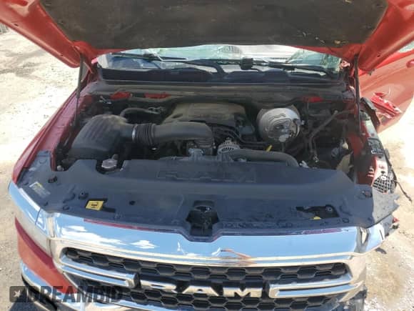 2022 Ram 1500 Lone Star z VIN 1C6RREBT8NN272864, wystawiony jako Copart lot #80511215 z przebiegiem Nie podano mil oraz Czysty tytuł • Clean title. Historia ofert i sprzedaży dostępna na DreamBid. Obrazek 11.