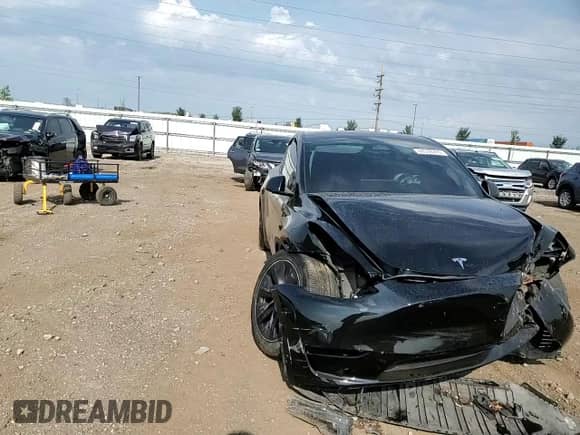 2024 Tesla Model Y Long Range with VIN 7SAYGAEE0RF198816, listed as a Copart auction lot 69198375 with 40,814 mi miles and Salvage title. Bid and sale history available at DreamBid. Image 13.