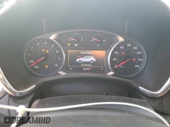 2019 Chevrolet Equinox Premier with VIN 2GNAXNEV5K6134974, listed as a Copart auction lot 66398115 with 25,264 mi miles and Salvage title. Bid and sale history available at DreamBid. Image 9.