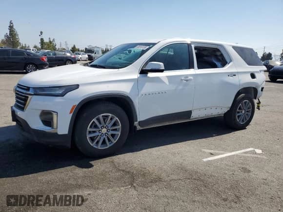 2022 Chevrolet Traverse LT Cloth с VIN 1GNEVGKW5NJ133718, выставлен на аукционе Copart как лот 80818155 с пробегом 47 797 миль миль и Списание • Salvage title. История ставок и продаж доступна на DreamBid. Изображение 1.