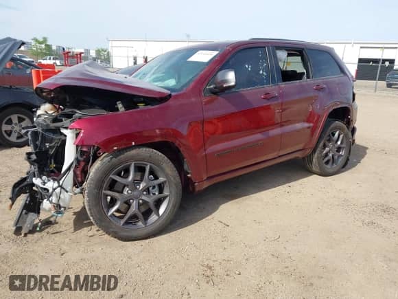 2021 Jeep Grand Cherokee Limited with VIN 1C4RJFBG2MC858107, listed as a IAAI auction lot 42144436 with Not provided miles and . Bid and sale history available at DreamBid. Image 2.