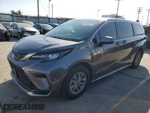 2023 Toyota Sienna LE с VIN 5TDKRKEC6PS168715, выставлен на аукционе Copart как лот 84069945 с пробегом Не указан миль и Списание • Salvage title. История ставок и продаж доступна на DreamBid. Изображение 1.